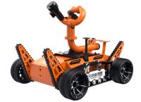 全地形消防滅火機(jī)器人【輪式履帶擺臂】 (第1代，升降云臺(tái)及氣體二合一探測(cè)裝置+語(yǔ)音控制